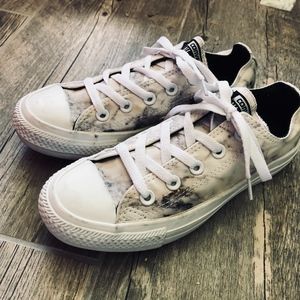 Converse CT Marble Print White Black Sneakers